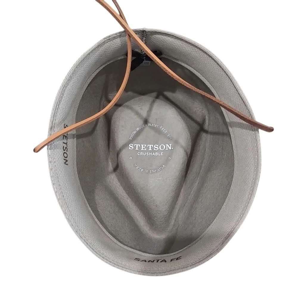 Stetson Tan Wool Hat with Brown Band